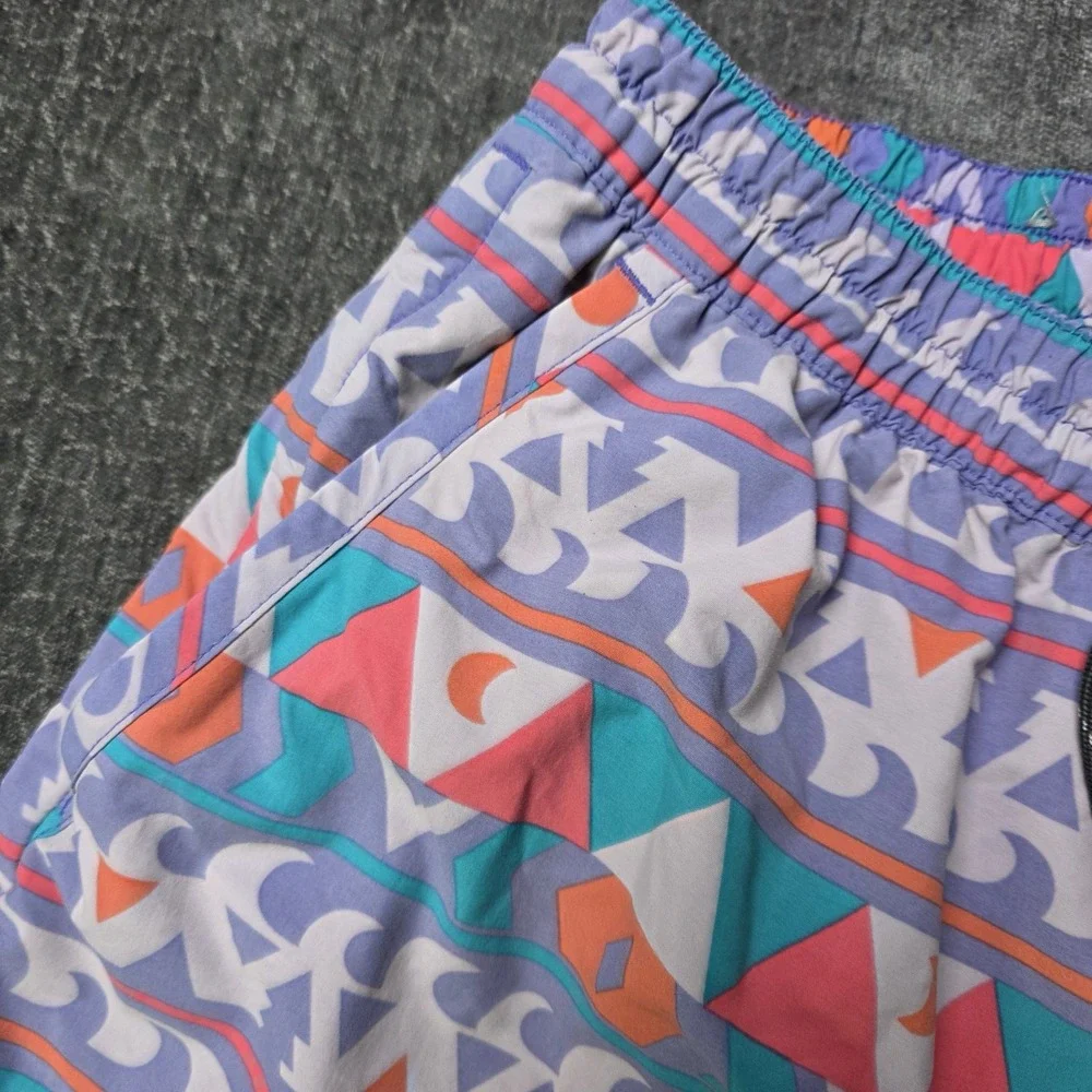 Columbia Swim Trunks Mens Medium Purple Aztec 6